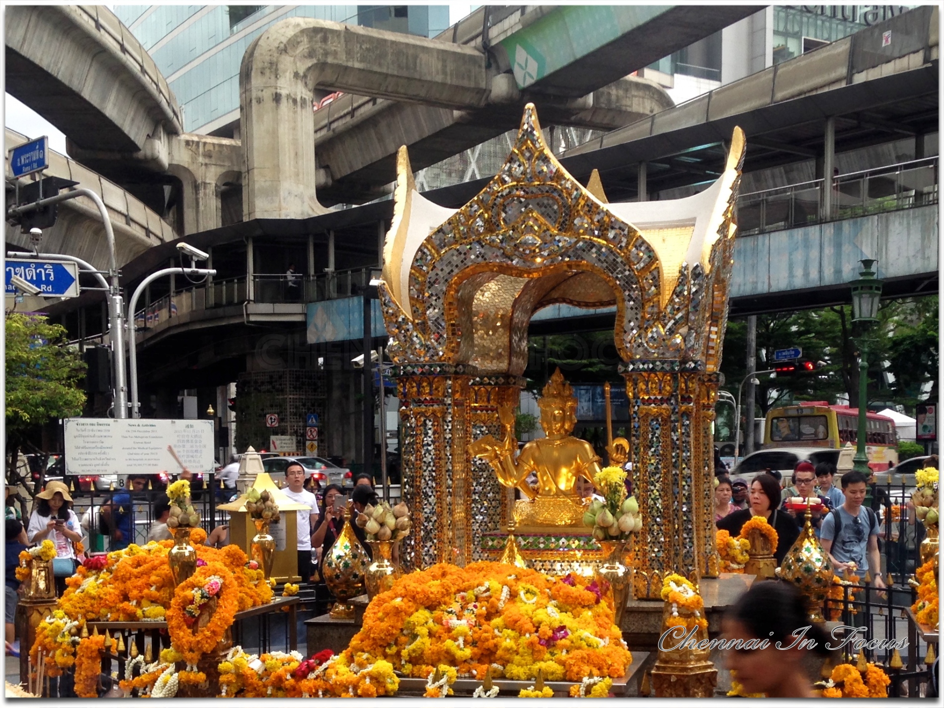 Erawan Shrine in Bangkok Thailand