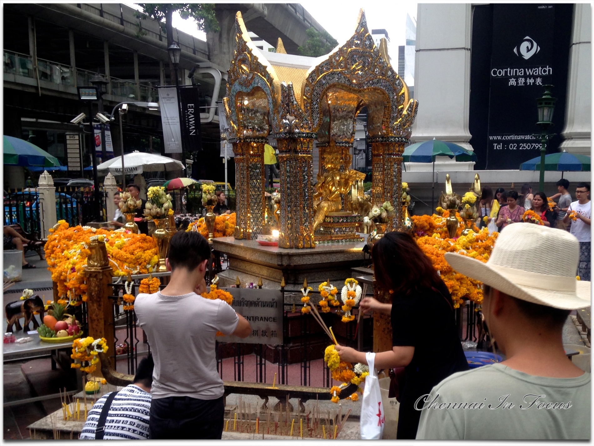 Erawan Shrine in Bangkok Thailand