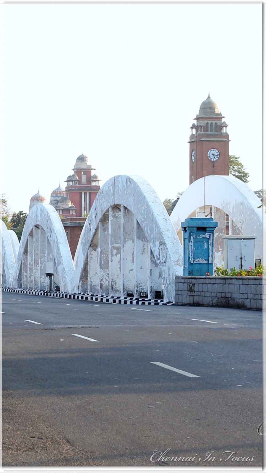 Napier Bridge In Marina Beach