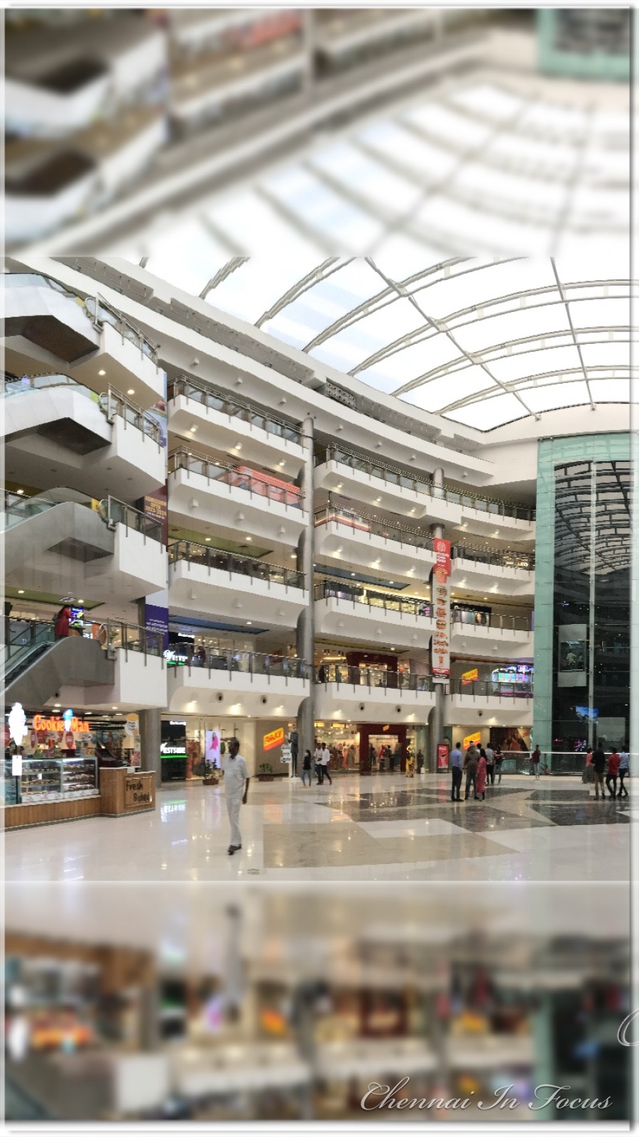 Forum Vijaya Mall - panoramic view