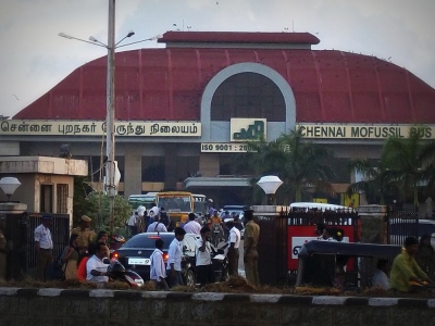 The Chennai Mofussil Bus Terminus or CMBT - Chennai In Focus