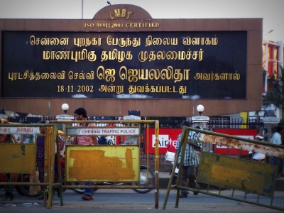 The Chennai Mofussil Bus Terminus or CMBT - Chennai In Focus