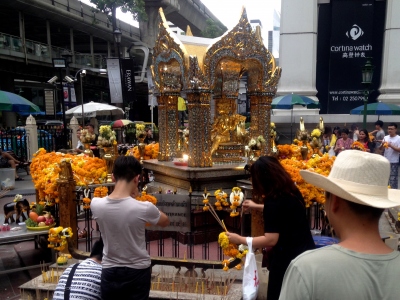 Erawan Shrine in Bangkok Thailand