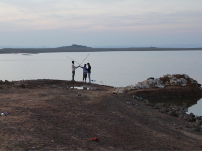 Puzhal Lake Water Level Indicator