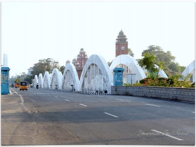 Napier Bridge In Marina Beach